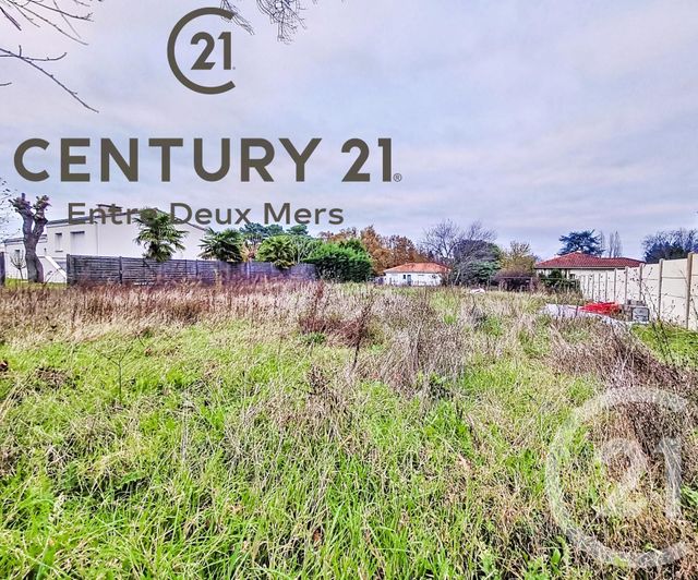 terrain à vendre - 700.0 m2 - ARTIGUES PRES BORDEAUX - 33 - AQUITAINE - Century 21 Entre Deux Mers